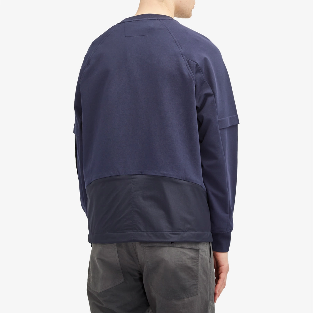 CP Company Men's Metropolis Crew Neck Sweatshirt Sky Captain